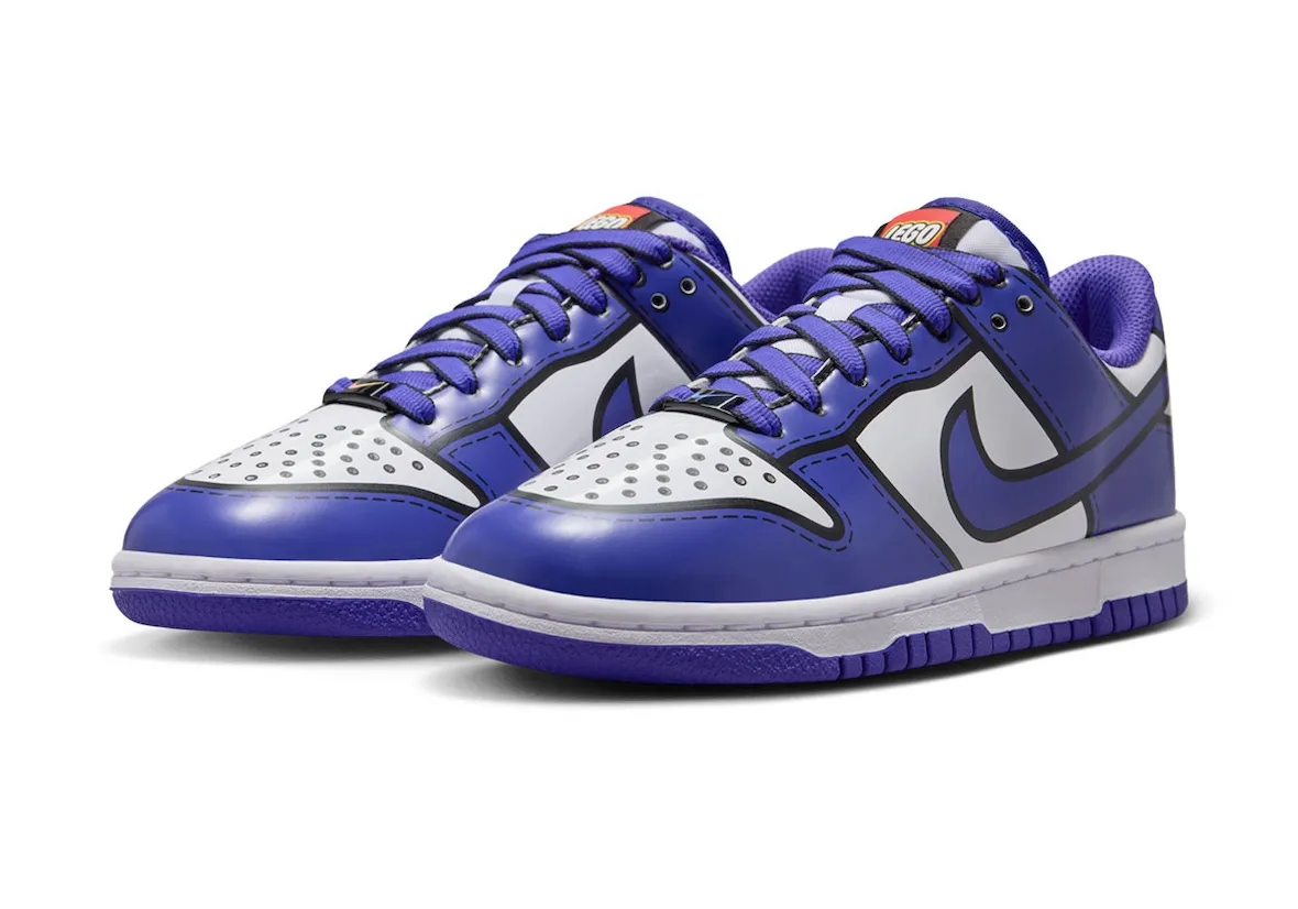 全新乐高联名 Nike Dunk Low “Bright Concord” 配色童鞋释出，经典大学配色灵感缩略图
