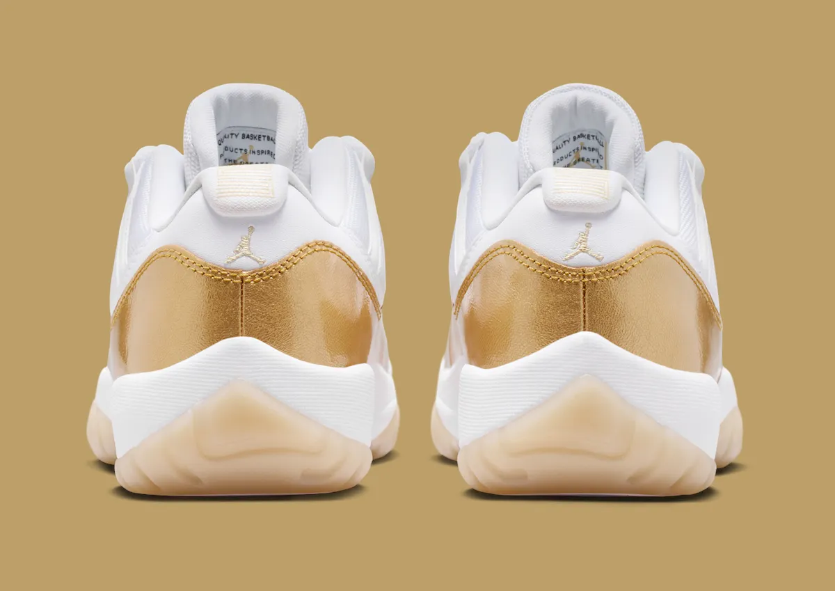 Air Jordan 11 Low “Mother’s Day” 白金色调致敬传奇女性，金属闪亮漆皮搭配珠光白网面