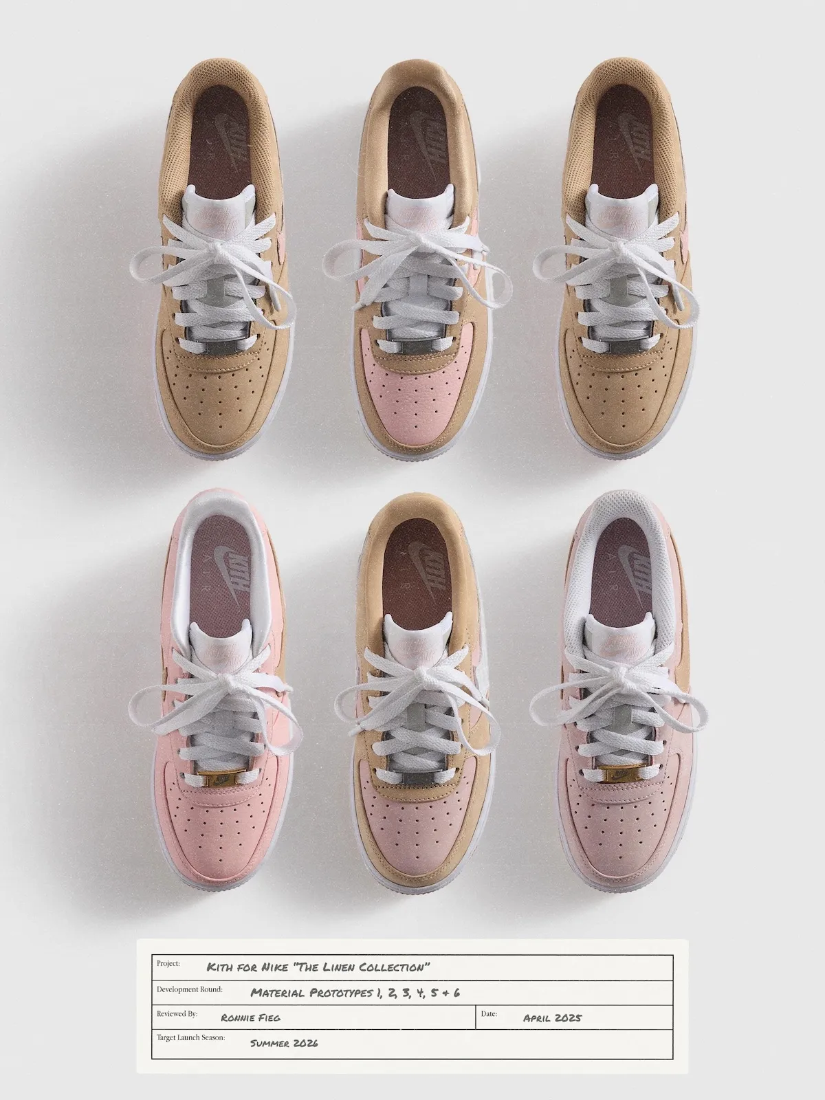 Kith x Nike “Linen” 系列7月20日发售,Un-Linen AF1与AM95共庆25周年传奇配色插图4 Kith x Nike “Linen” 系列7月20日发售,Un-Linen AF1与AM95共庆25周年传奇配色
