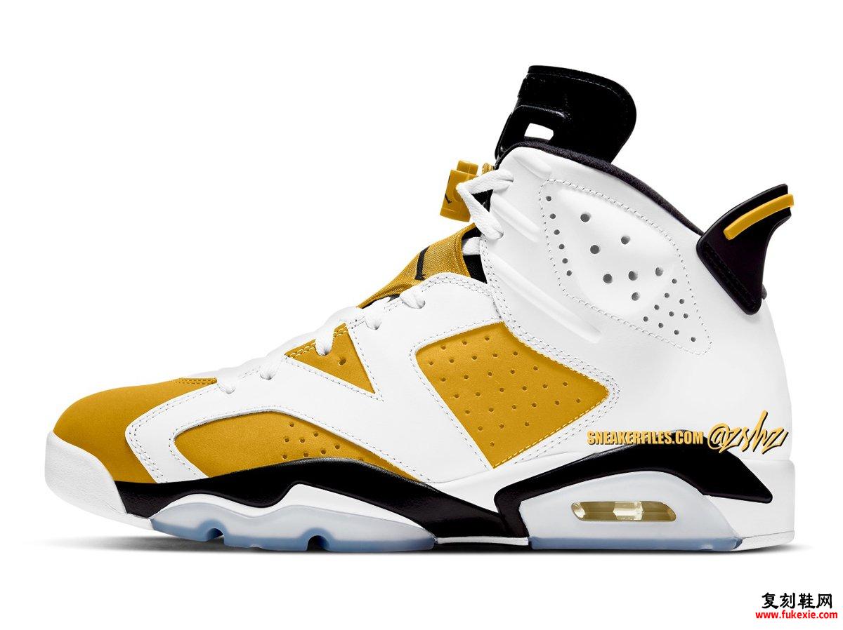 Air Jordan 6 “Yellow Ochre” 将于2024年 2 月 3 日发售 货号：