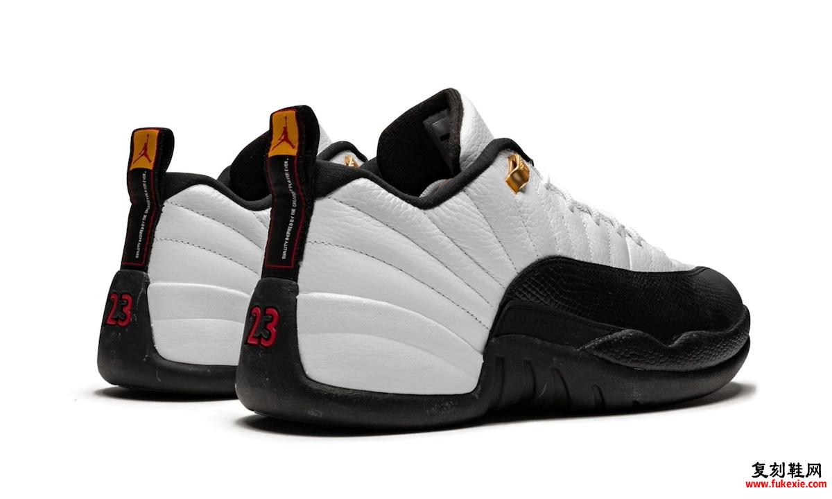 一起来欣赏：AIR JORDAN 12 LOW “TAXI” 货号：308317-104