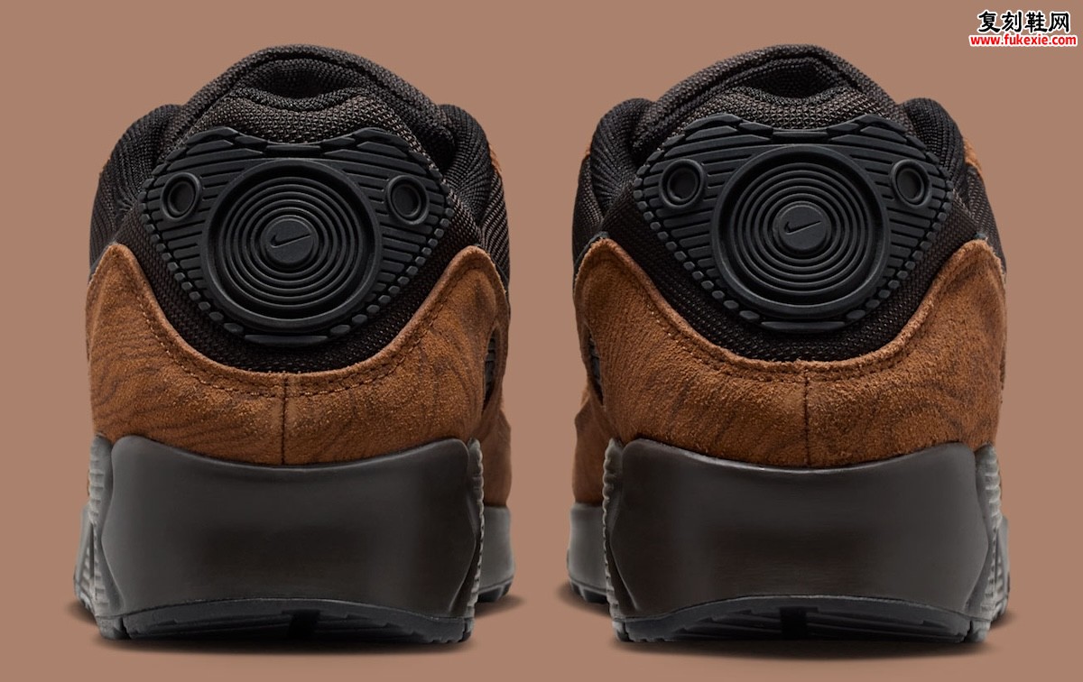 耐克Air Max 90 Premium “浅英伦棕” 木纹麂皮与黑胶质感演绎低调奢华 预计2026年春季发售