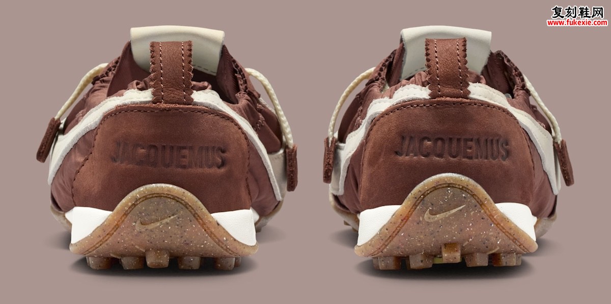 Jacquemus x Nike Moon Shoe ‘Fauna Brown’ 以抓绒尼龙与全粒面皮革续写1972传奇