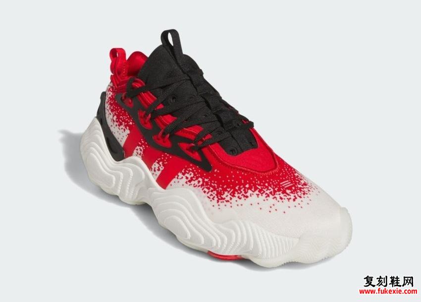 【原创】阿迪达斯TRAE YOUNG 3“白/红”将于2024年2月发行 货号:IE2704