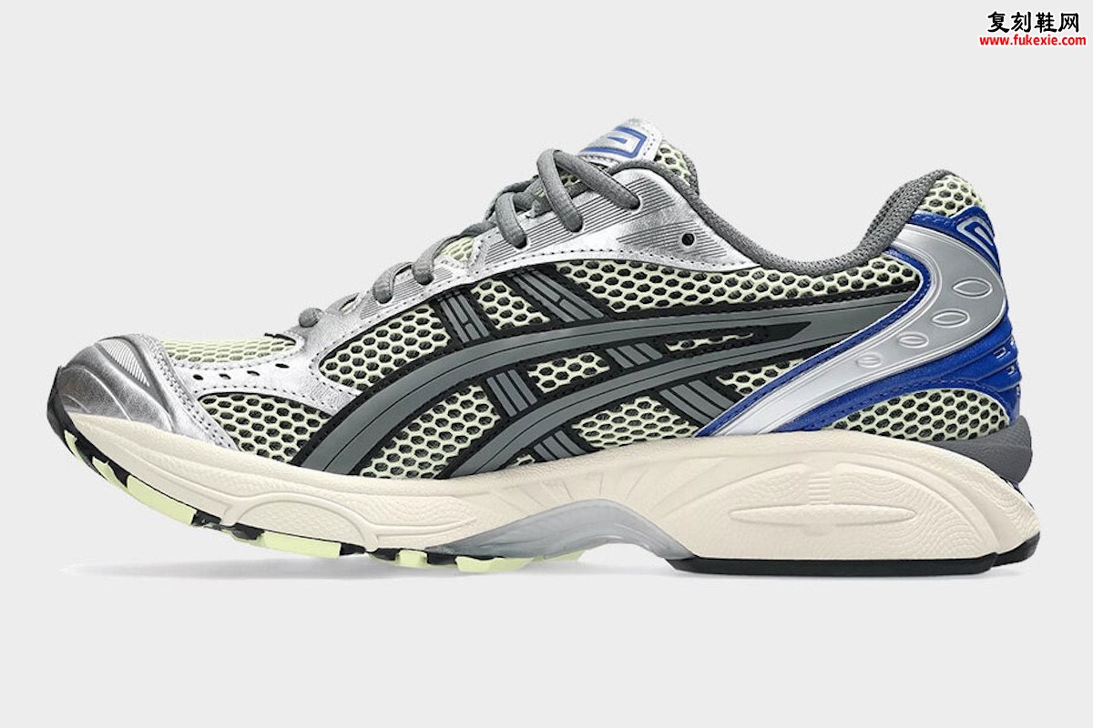 亚瑟士GEL-Kayano 14软黄银蓝2025秋季上市 千禧未来感跑鞋$150