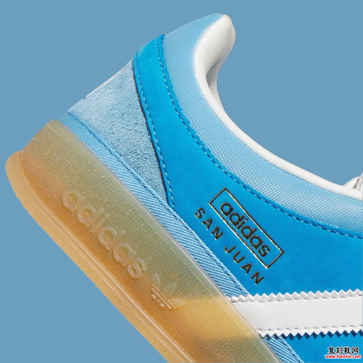 BAD BUNNY X ADIDAS GAZELLE INDOOR “SAN JUAN”（2024 年 6 月）货号：IF9734