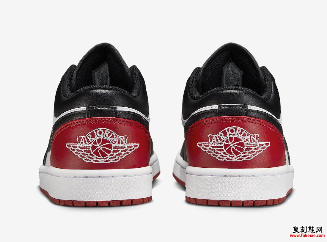 另一款 AIR JORDAN 1 LOW “BRED TOE” 即将发售 货号：553558-161