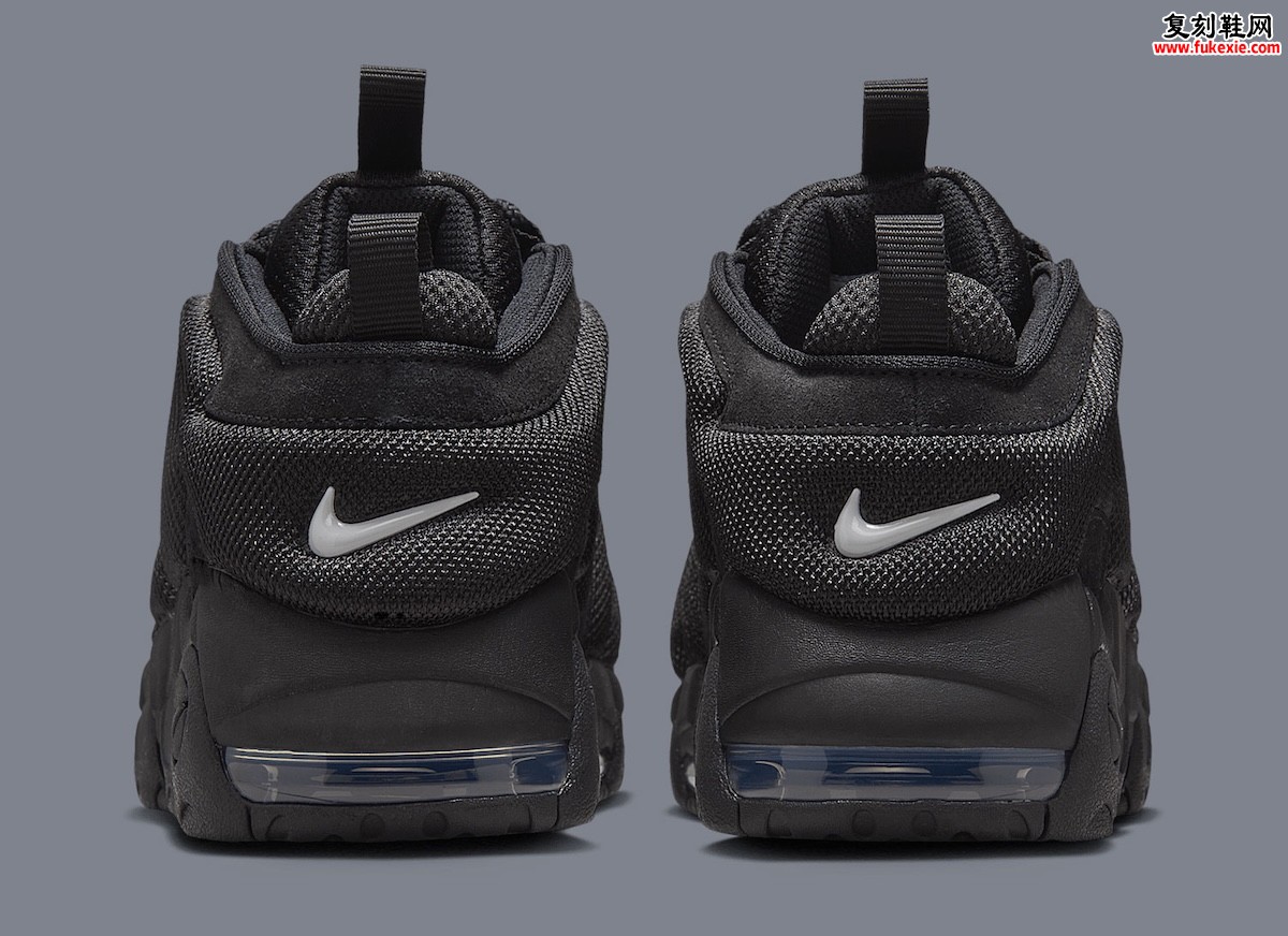 耐克Air More Uptempo Low黑魂版：2025秋季低调回归，重塑经典轮廓