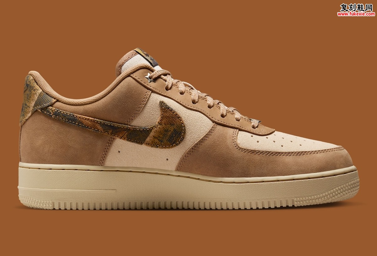 Nike Air Force 1 Low “Realtree Rattan” 空军一号低帮“藤纹迷彩”配色10月3日发售