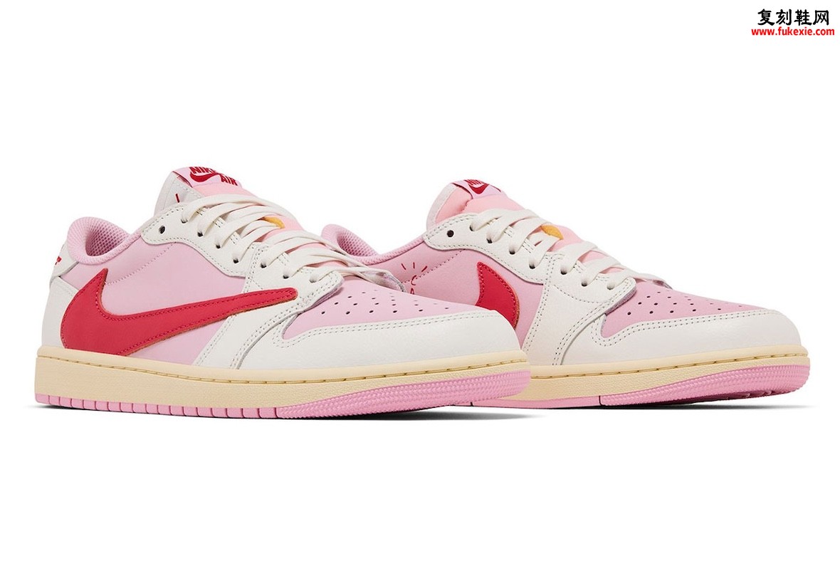 Flight Club 以零售价发售 Travis Scott Air Jordan 1 Low「Pink Pack」