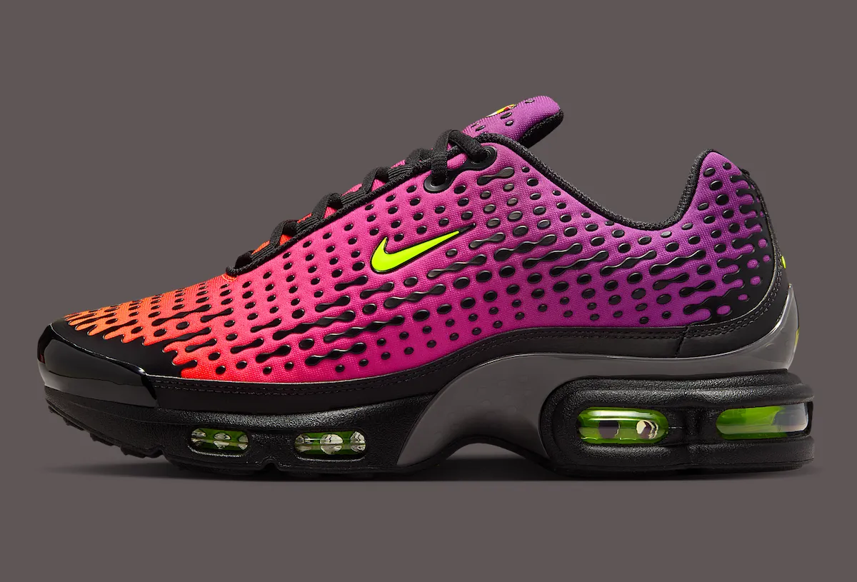 气压黄昏！Nike Air Max Plus VII Dusk HQ2197-800发售：霓虹渐变骨架+千禧复刻定价$180