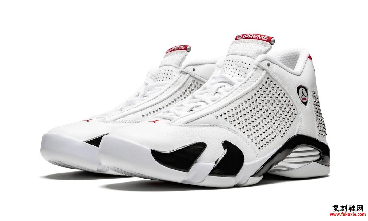 SNEAKER TALK：SUPREME X AIR JORDAN 14 “WHITE” 货号：BV7630 106