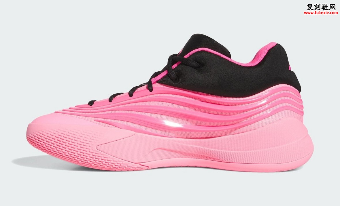 adidas Dame 10 “Beam Pink”“光束粉”11月1日炸场登场，用高饱和色彩诠释球场统治力