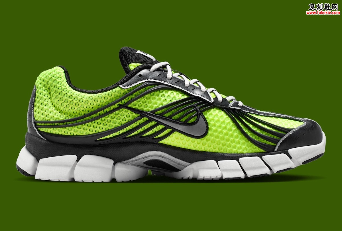 荧光绿网布 Nike Zoom Skylon 11 Volt 2026夏季发售，千禧复古跑鞋$135！