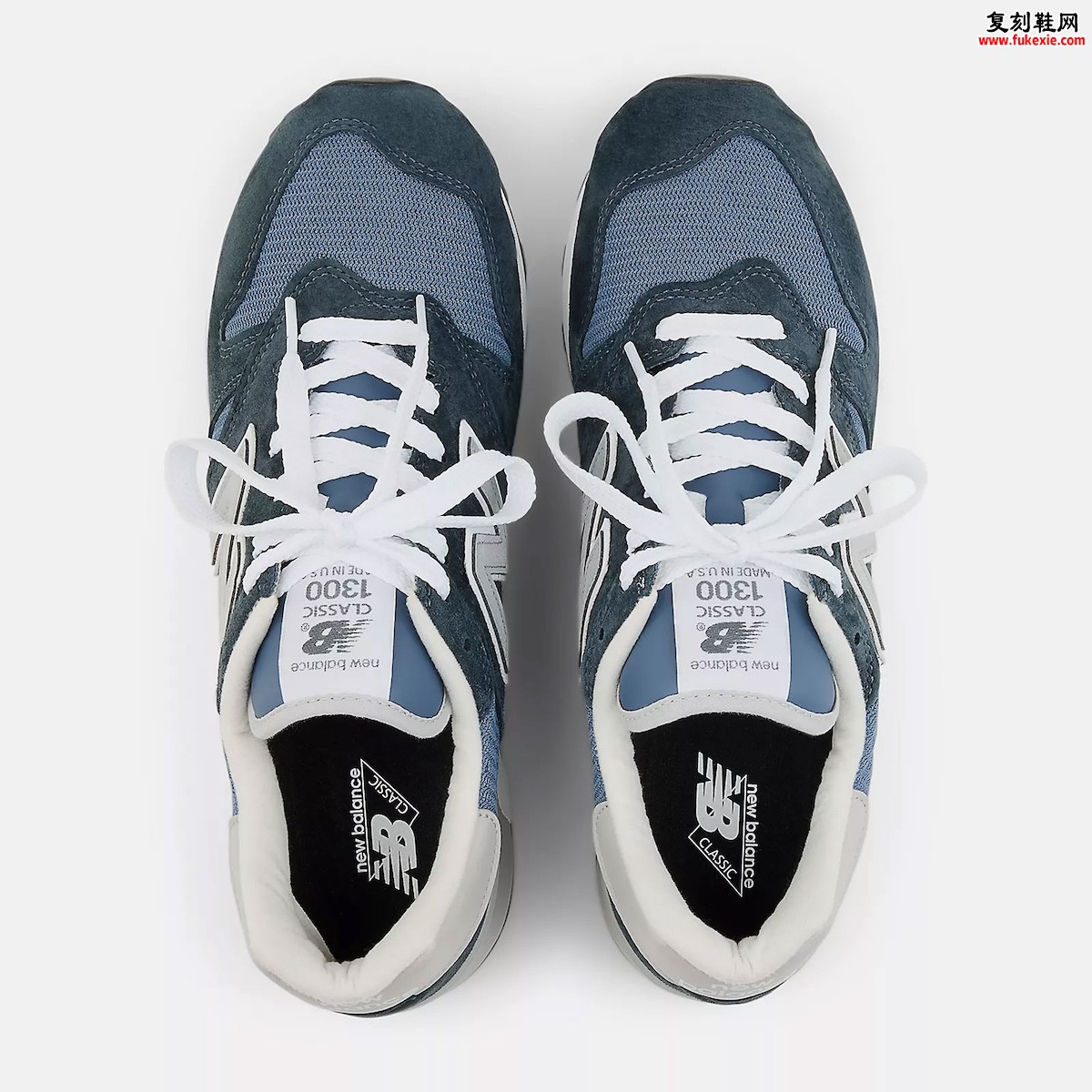 New Balance 1300海军蓝U1300NY美产复刻！猪麂皮+浅蓝网眼诠释夏日静奢