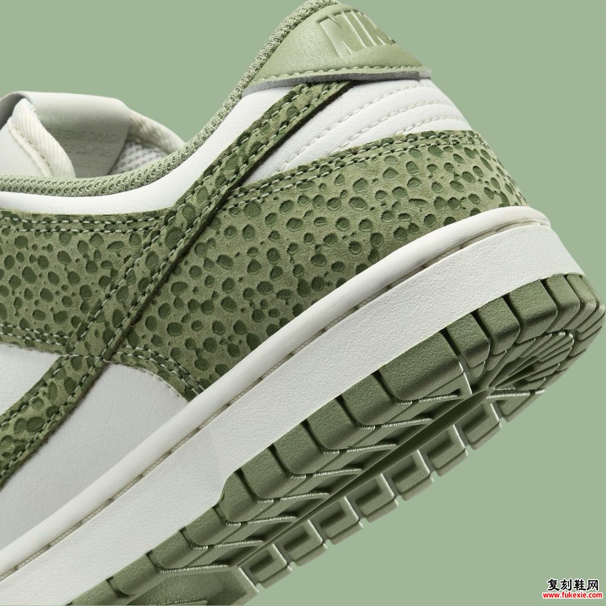 NIKE DUNK LOW SAFARI “OIL GREEN” 将于 2024 年秋季发售 货号：FV6516-300