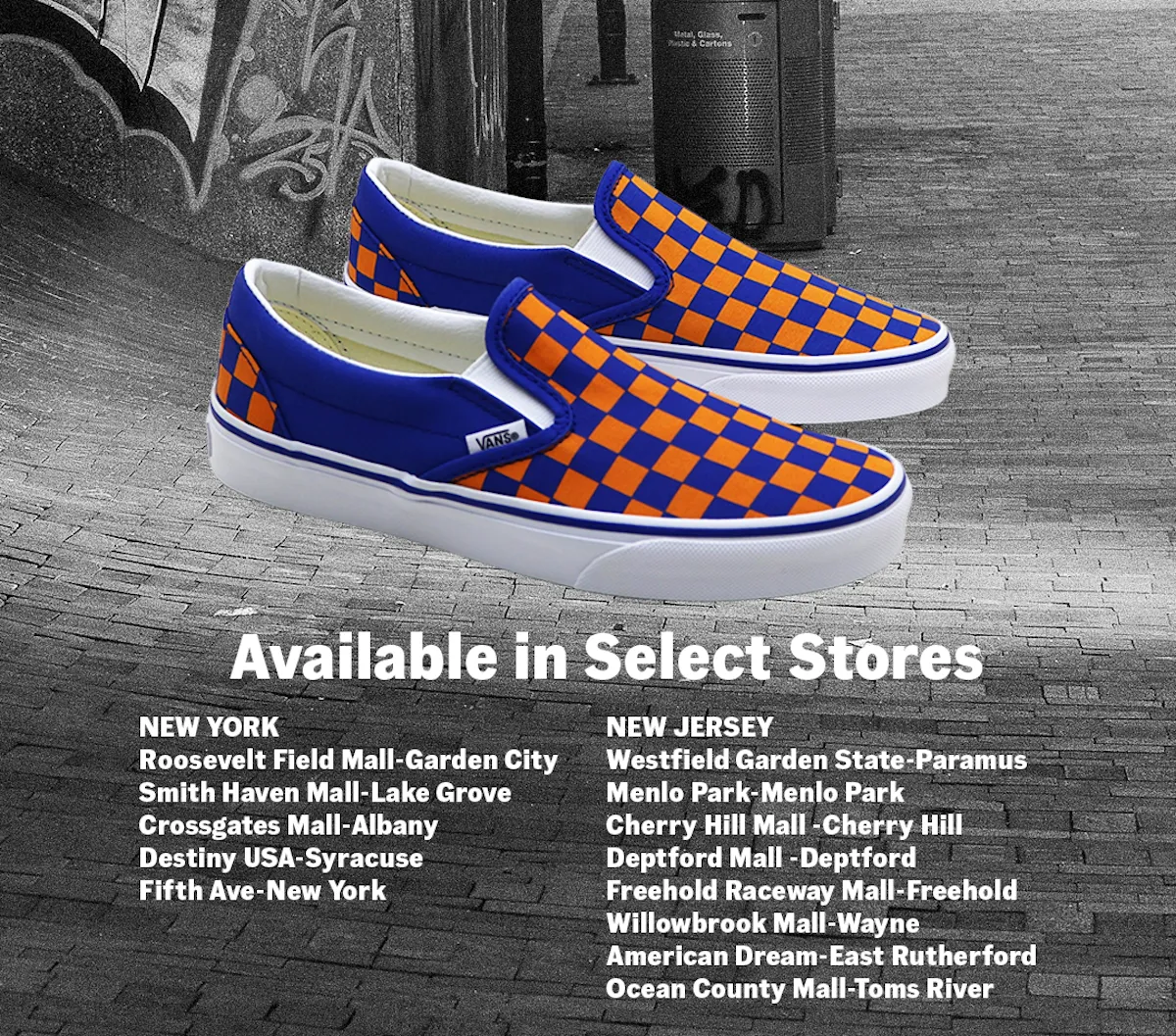 Vans Classic Slip-On “Knicks” 蓝橙双色2026致敬纽约:棋盘格暴龙图案60美元定档NBA总决赛巅峰插图4 Vans Classic Slip-On “Knicks” 蓝橙双色2026致敬纽约:棋盘格暴龙图案60美元定档NBA总决赛巅峰