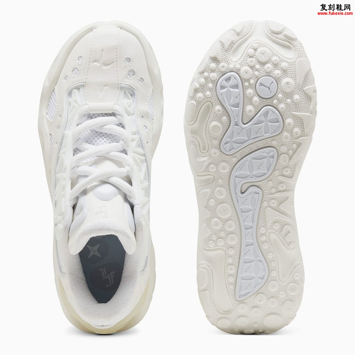 PUMA LaFrancé RNR三白312274-02发售！雕塑笼架+缓震POD重构艺术鞋语