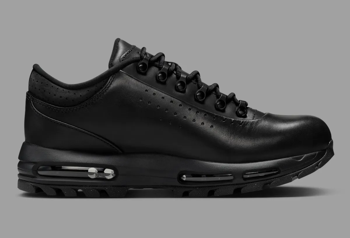 Nike Air Max Goadome Low “Black”低帮化改造，以黑魂形态开启2026春季机能新章