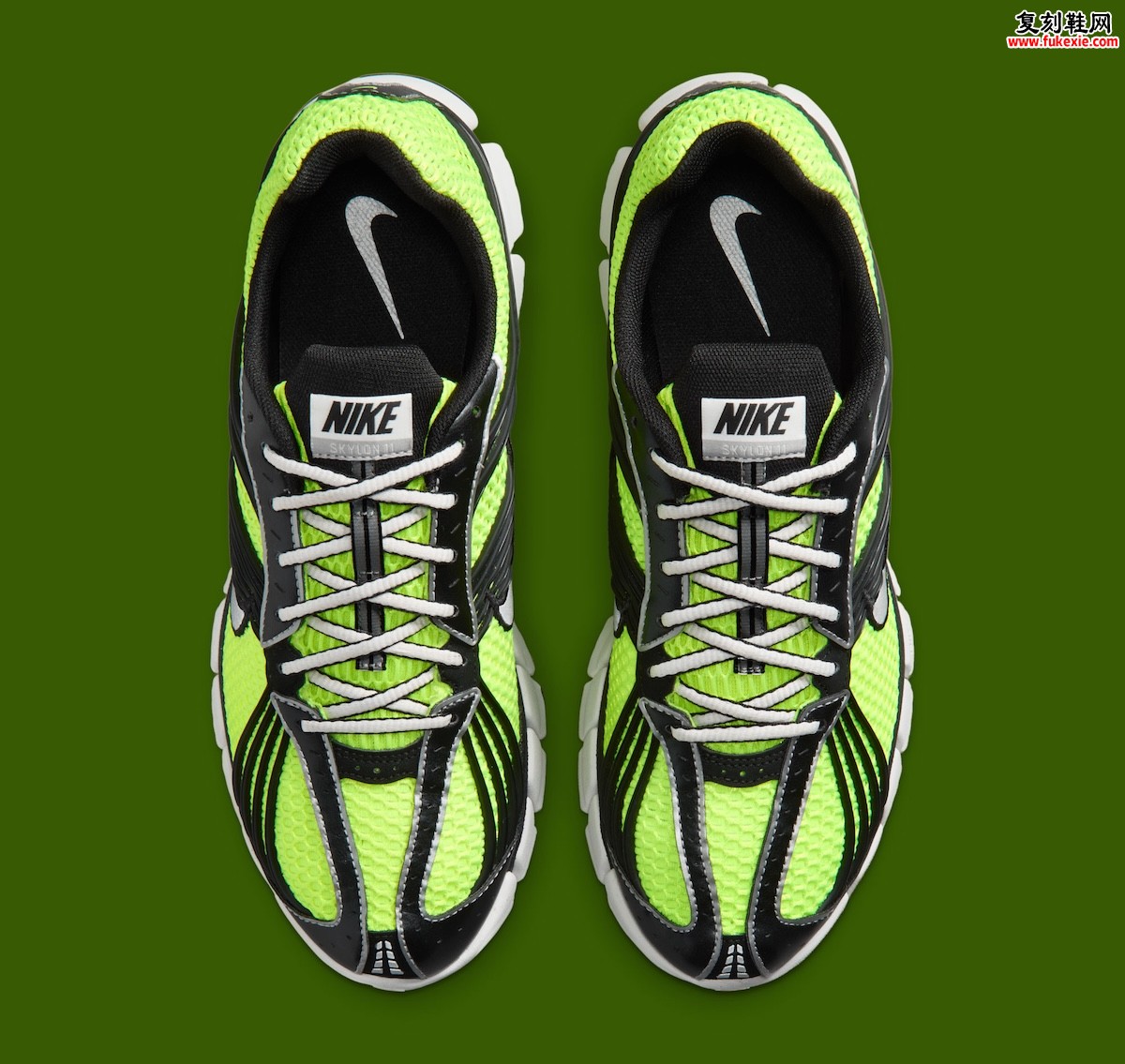 荧光绿网布 Nike Zoom Skylon 11 Volt 2026夏季发售，千禧复古跑鞋$135！