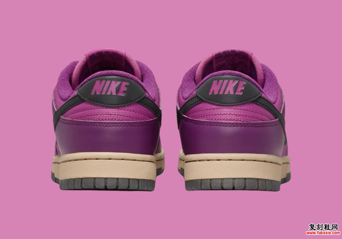 Nike Dunk Low “Viotech/Hot Fuchsia” 现已上市（2024 年 11 月）货号：FZ2552-500