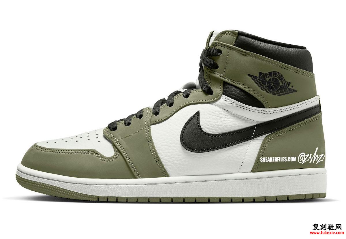 AIR JORDAN 1 HIGH OG “OLIVE” 将于 2024 年 11 月发售 货号： DZ5485-200