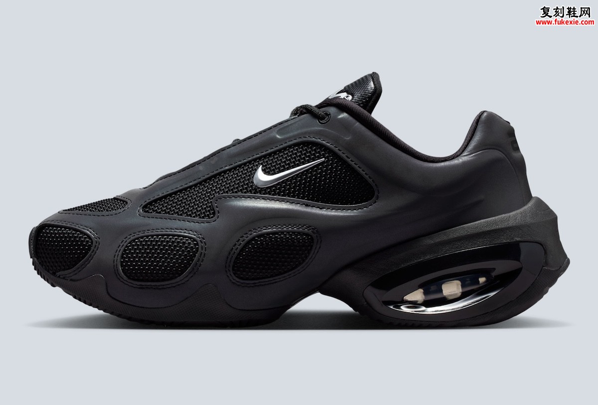 Nike Air Max Muse“黑彩”登场,2025秋季最值得期待的未来感跑鞋来袭