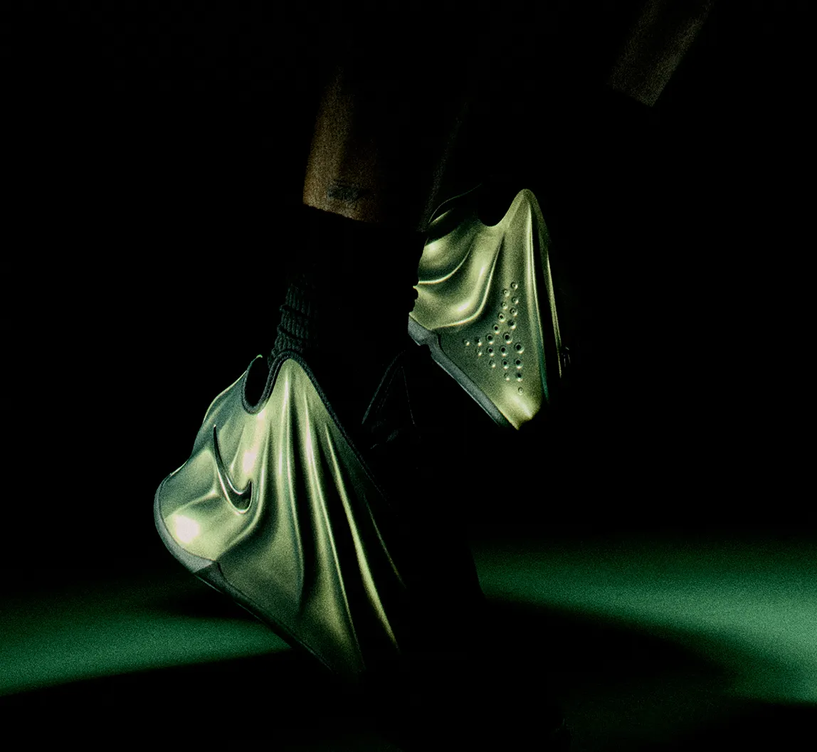 DOAF x Nike GT Future “Metallic Nova” 液态金属绿鸭毛配色限量三百双编号五月九日纽约独家首发