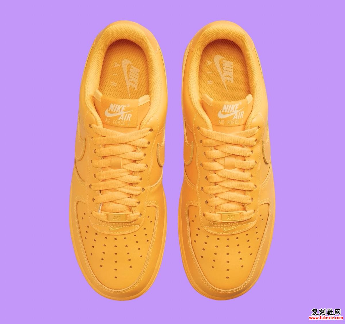 NIKE AIR FORCE 1 LOW “LASER ORANGE” 2024 年夏季发售 货号：HJ7324-845