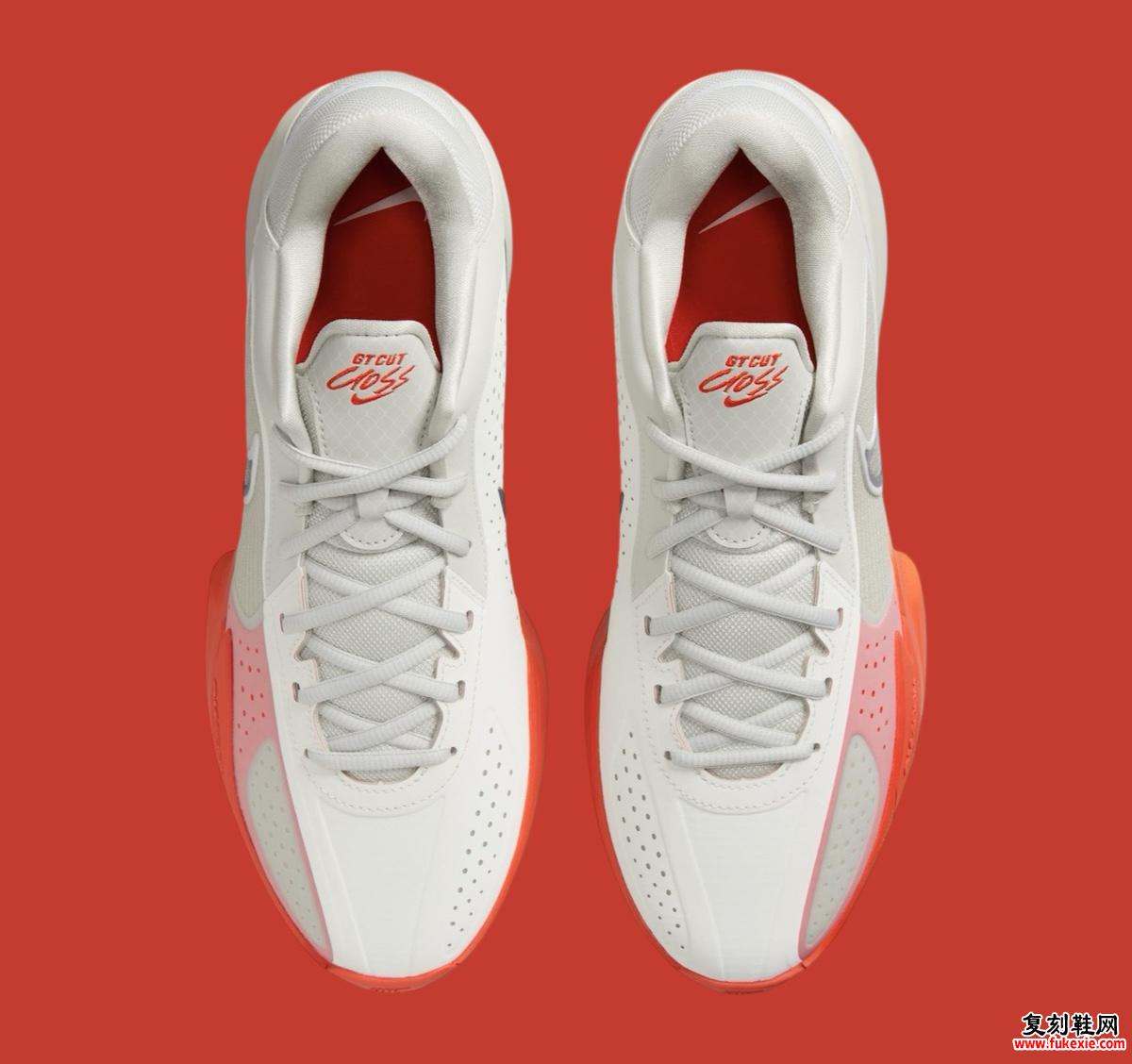 NIKE GT CUT CROSS“浅灰色/亮红色”将于 2024 年秋季发售 货号:HF0218-003