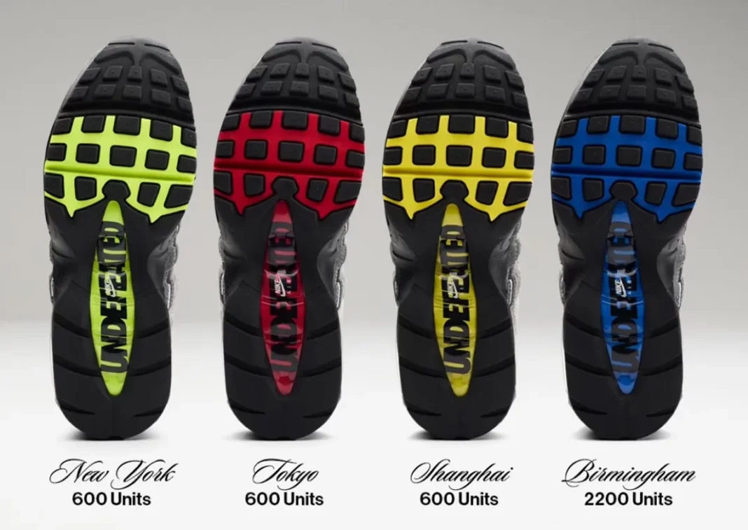 Undefeated x Nike Air Max 95 城市限定套装发布 以极罕数量重现千禧年区域独占辉煌
