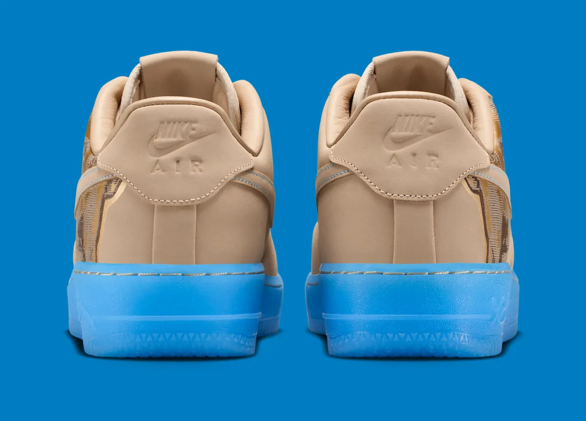 Nike Kobe Air Force 1 Low“Linen/University Blue”2025年11月登场，致敬科比经典肖像设计