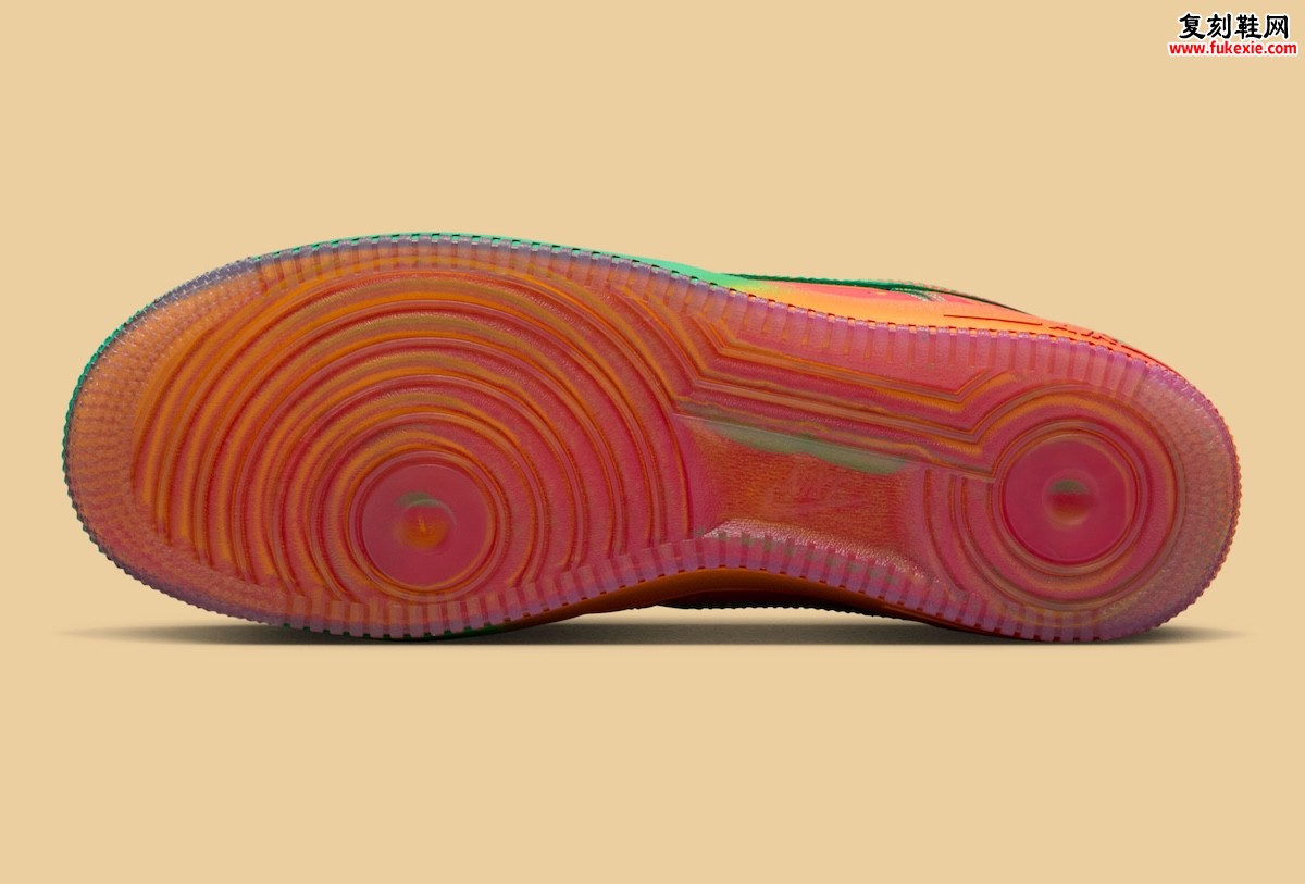 耐克空军一号低帮「体育场绿」配色 2026春季大胆渐变演绎经典重生