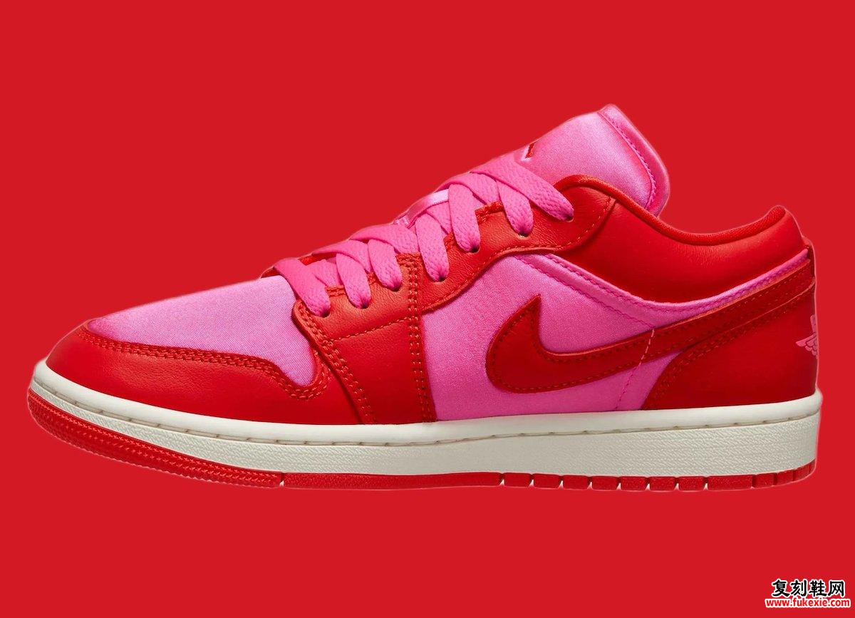 抢先欣赏：AIR JORDAN 1 LOW “PINK BLAST”即将发售 货号：FB9893-600