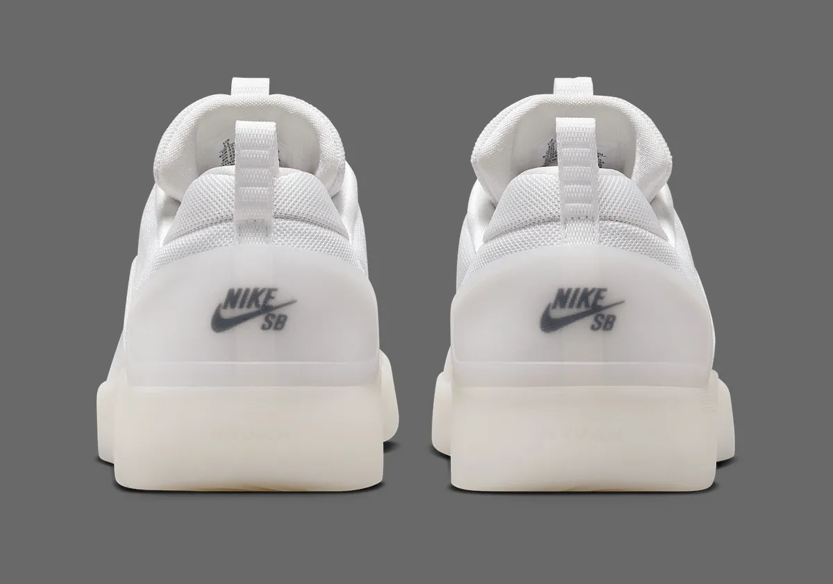 Nike SB Nyjah 4白武士FQ1273-100发售！蜂窝外底+TPU后跟锁定滑板革命
