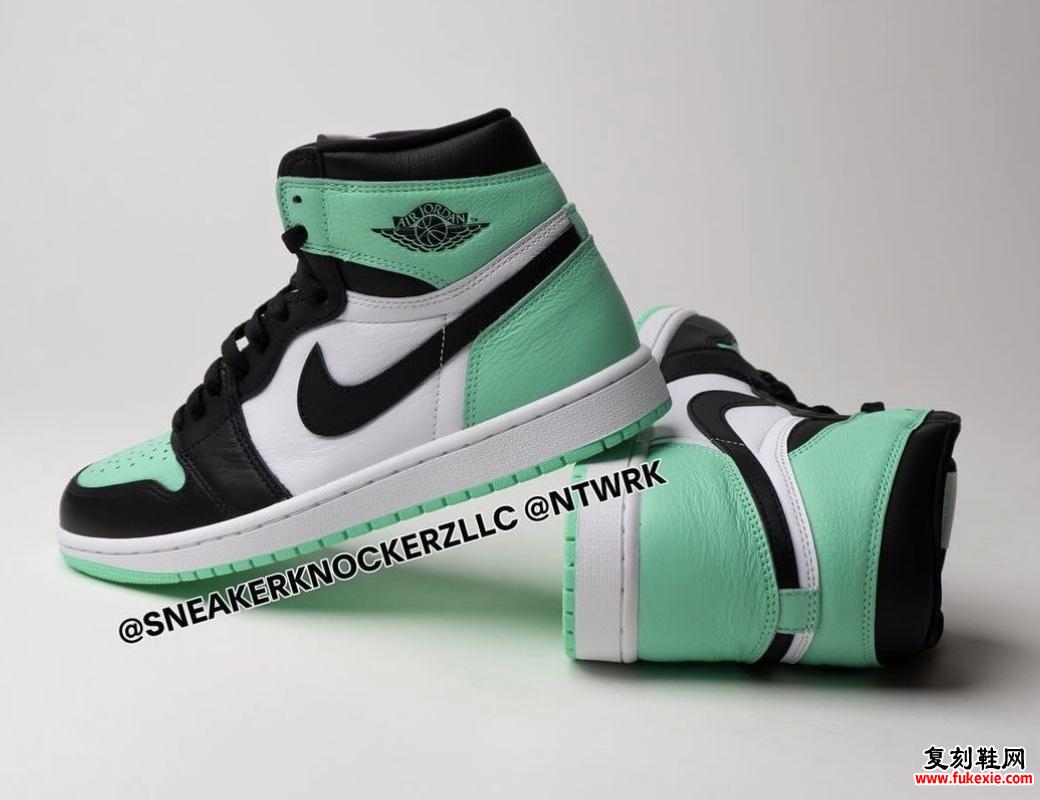 AIR JORDAN 1 HIGH OG“GREEN GLOW”发布于2024年5月 货号：DZ5485-130