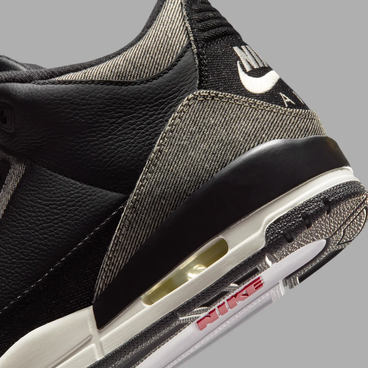 Levi’s x Air Jordan 3 “Black Denim” Levi‘s联名Air Jordan 3 以材质叙事重塑2026春季复古美学