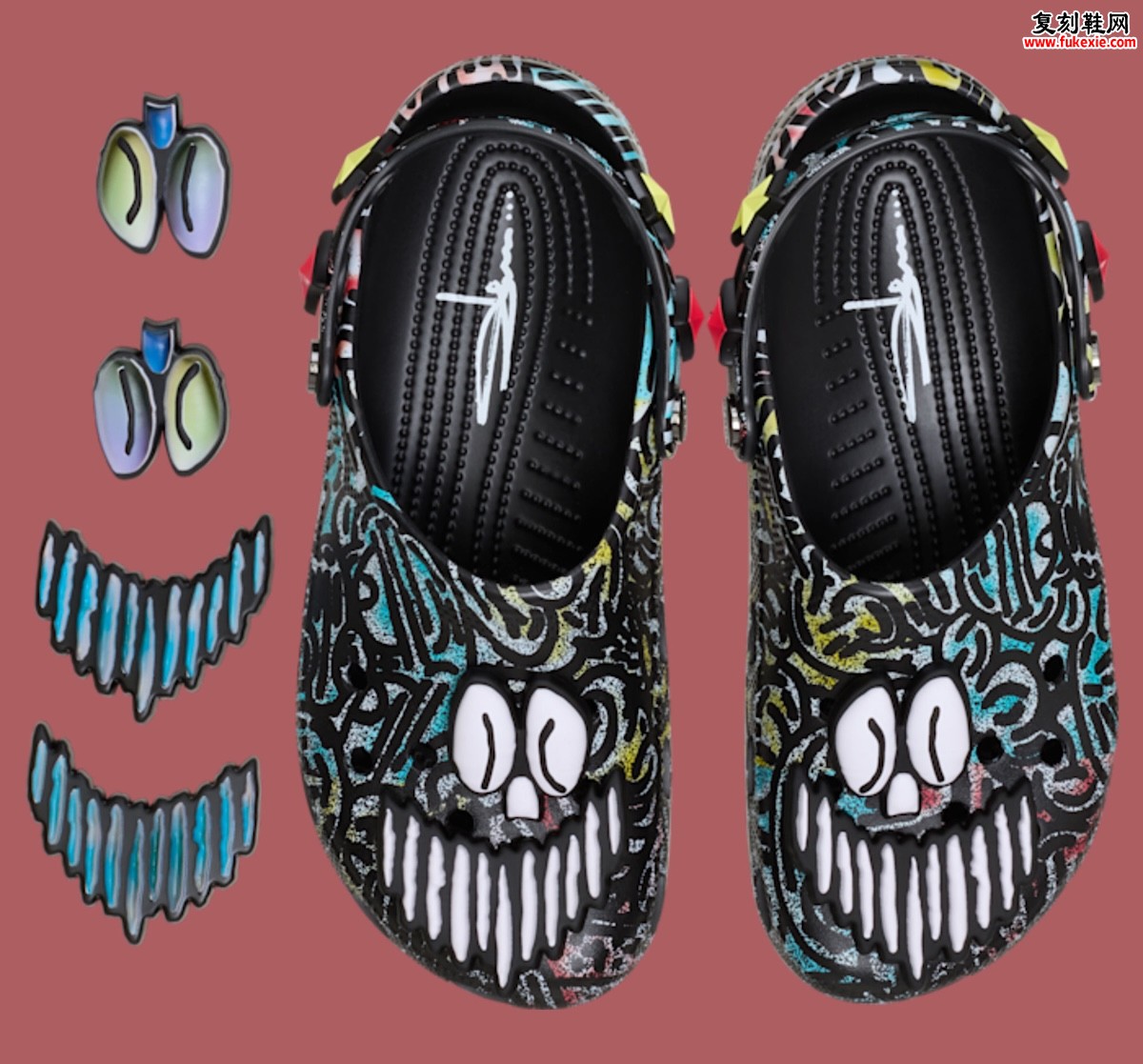Slawn联名Crocs洞洞鞋11月发售 涂鸦艺术与街头文化的完美融合
