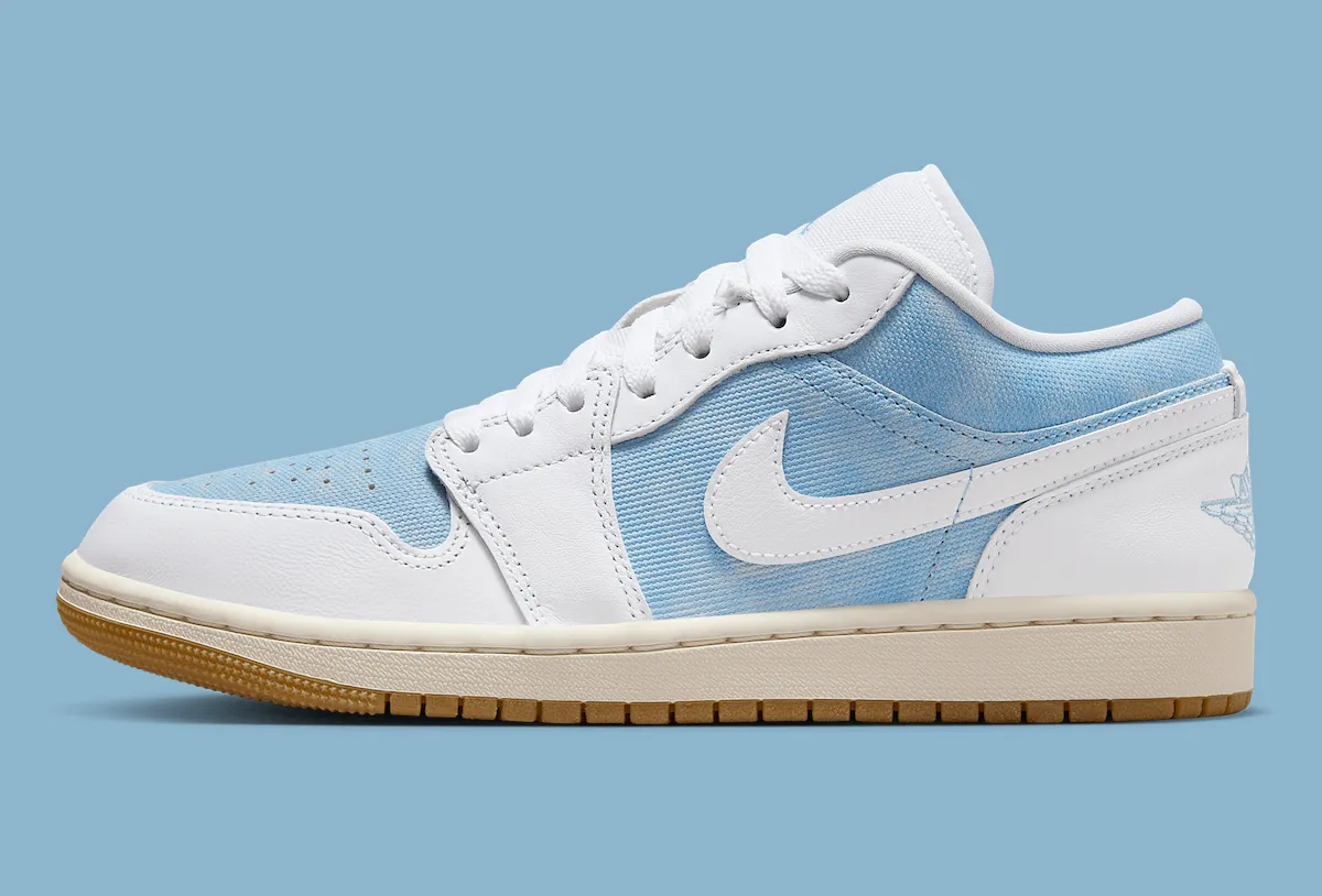 AIR JORDAN 1 LOW DENIM “WORN BLUE” AJ1 Low水洗蓝女鞋7.20解锁秋日慵懒美学