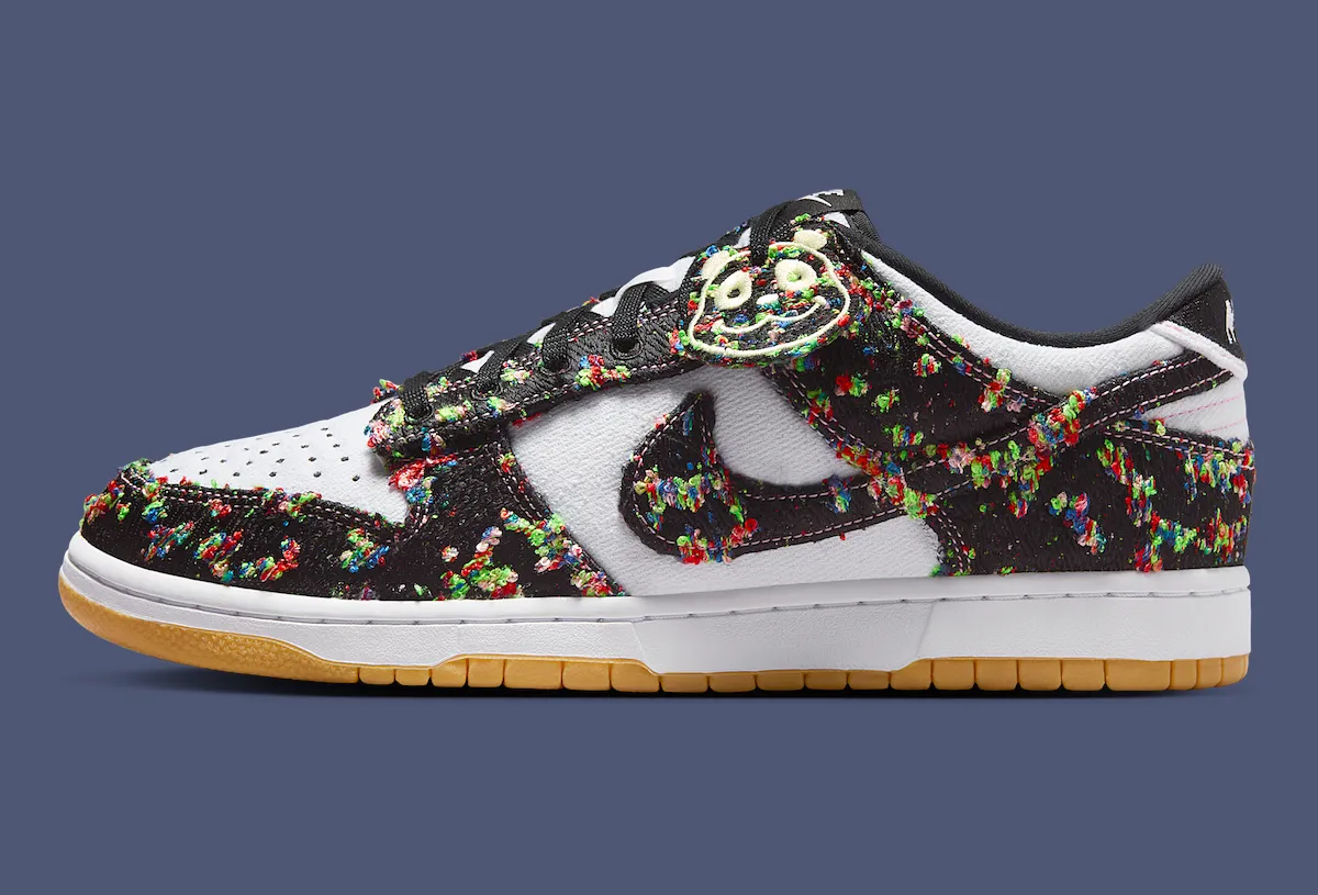 五彩纸屑风暴来袭！Nike Dunk Low熊猫狂想曲限定款解密 货号：IB2263-100