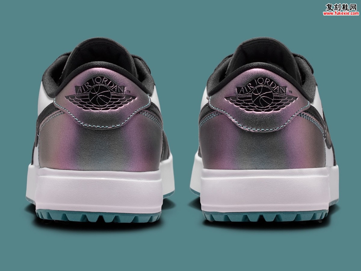 Air Jordan 1 Low Golf “Chameleon” 变色龙配色2026秋季发售:矿物青幻彩皮革致敬2017全明星插图4 Air Jordan 1 Low Golf “Chameleon” 变色龙配色2026秋季发售:矿物青幻彩皮革致敬2017全明星