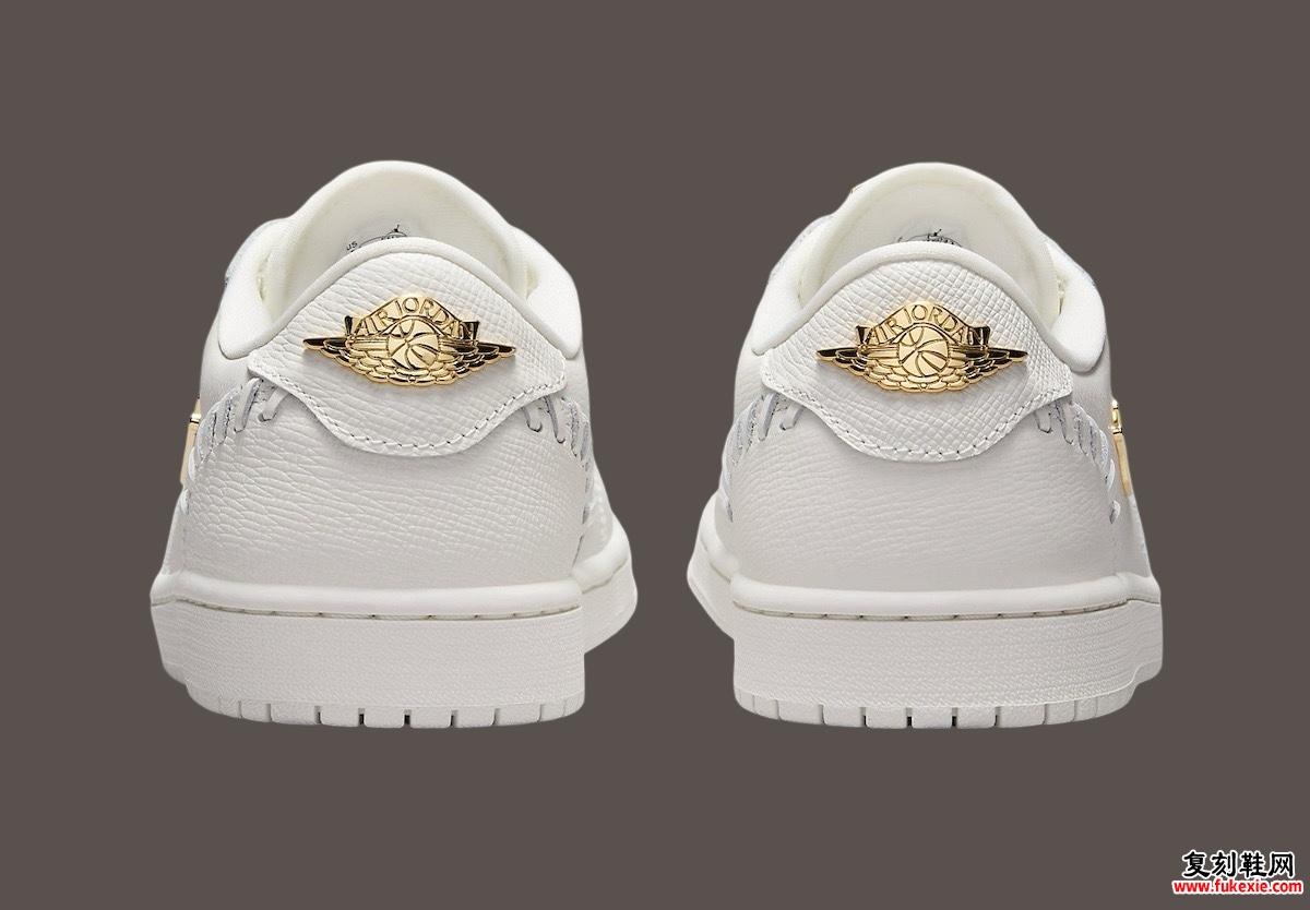 AIR JORDAN 1 LOW “白金/金属金”将于 2024 年夏季发布