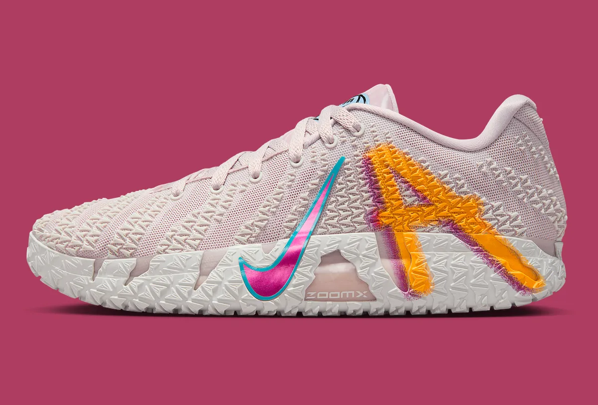 Nike Ja 3 EYBL IH2374-001发售！铂金紫涂鸦+青少年专属ZoomX中底致敬夏季联赛