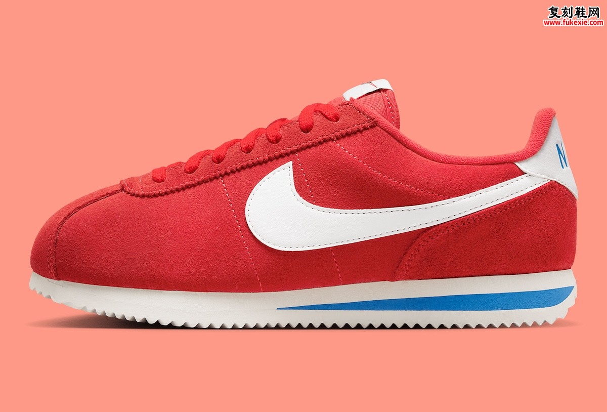NIKE CORTEZ “LIGHT CRIMSON”Nike Cortez猩红麂皮女鞋7.20燃炸盛夏