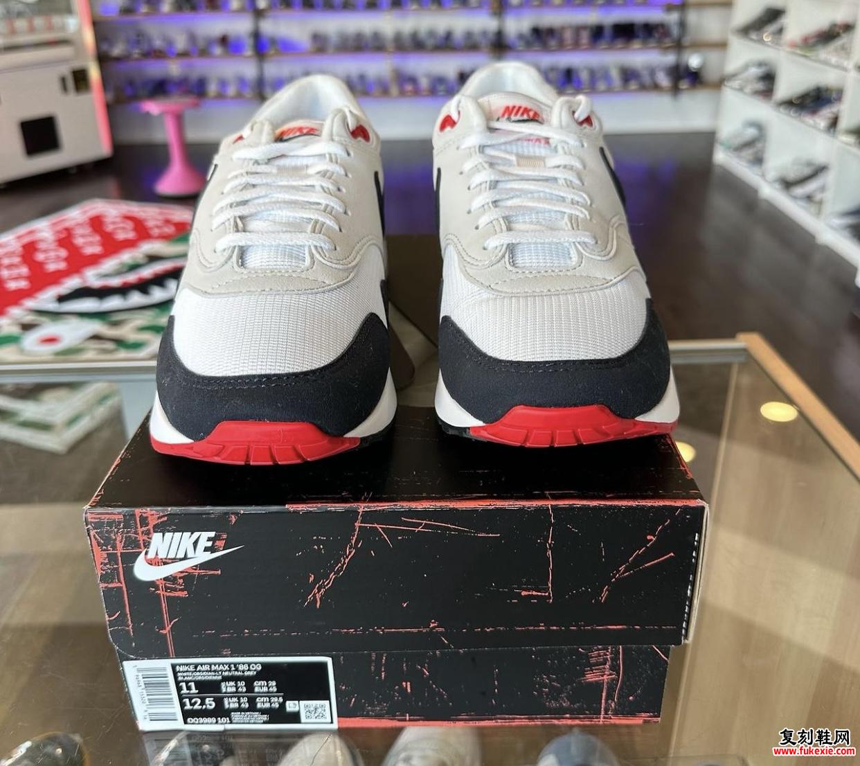 NIKE AIR MAX 1 '86 OG “USA” 将于 2023 年 9 月发布 货号：DQ3989-101