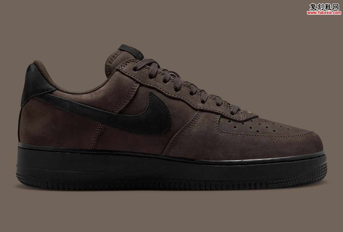 Nike Air Force 1 Low“Black Tea”“红茶”2026年4至5月发售，做旧棕黑配色搭配绒面革提升经典质感