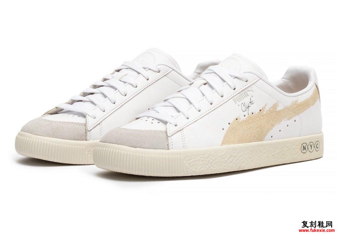 EXTRA BUTTER X PUMA CLYDE “NYC” 庆祝模特诞生 50 周年 货号：392450-01