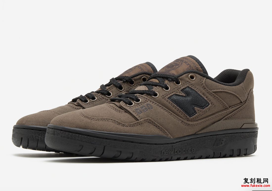 欣赏 THISISNEVERTHAT X NEW BALANCE 550 “棕色”货号：BB550TN