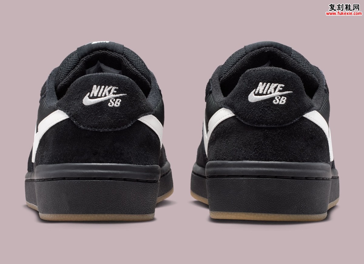 Nike SB Code 58 “Black Gum” 黑麂皮生胶底,2026夏季经典滑板公式回归插图4 Nike SB Code 58 “Black Gum” 黑麂皮生胶底,2026夏季经典滑板公式回归