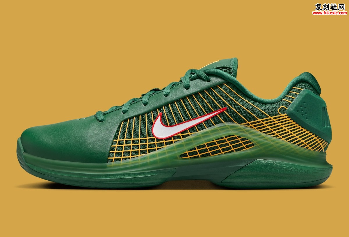 耐克Vapor 12 Hypersmash温网双色套装2026夏季发售,绿紫金红致敬草地大满贯百年优雅传统